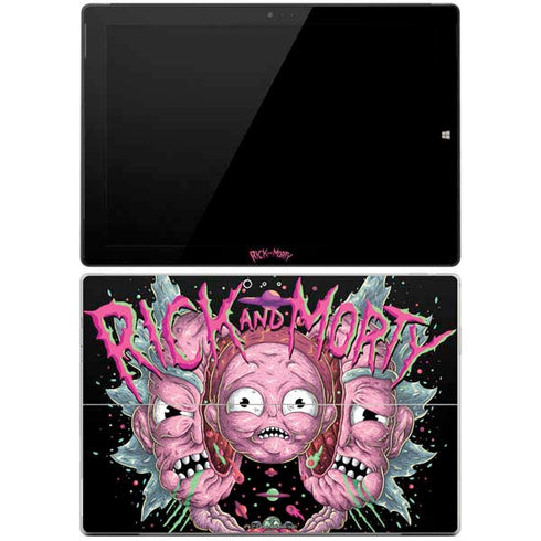 Adult Swim Rick and Morty Split Head Rick Surface Pro 3 Skin